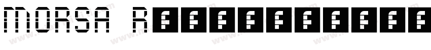 MORSA Regular字体转换